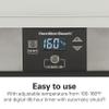Hamilton Beach Digital Food Dehydrator for Fruit and Jerky, Vegetables and More, 5 Trays, Adjustable Temperature, 48 Hour Timer + Auto Shutoff, Grey (32100A) view 3