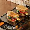 Lodge Reversible Cast Iron Grill/Griddle  9.5 x 16.75 Inch Pre-Seasoned Cooking Surface  Flat & Ribbed Sides  Use on Stove, Grill, or Campfire  Made in the USA  Heavy-Duty, Black view 4
