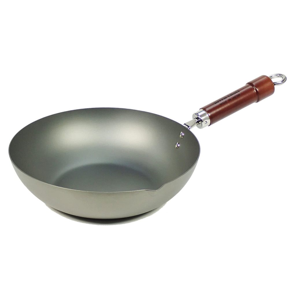 River Light Iron Stir Fry Pot, Old Type, Extreme 11.8 inches (30 cm), Wok