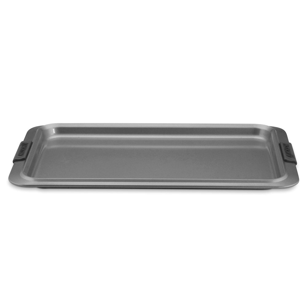 Anolon Advanced Nonstick Bakeware with Grips, Nonstick Cookie Sheet / Baking Sheet - 11 Inch x 17 Inch, Gray