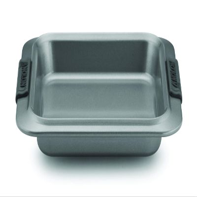 Anolon Advanced Nonstick Baking Pan / Nonstick Cake Pan, Square - 9 Inch, Gray