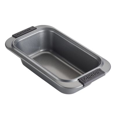 Anolon - 54709 Anolon Advanced Nonstick Bakeware/Baking/Loaf Pan with Grips, 9 Inch x 5 Inch, Gray