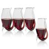 The Wine Savant Crystal Port and Dessert Wine Sippers, Dry Sherry, Cordial, Aperitif & Nosing Copitas Tasting Glass - Dinner Drink Glassware Glasses | Set of 4-3 oz Sipper | - view 1