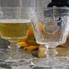 La Rochere Versailles Wine Glass Set of 6  Classic French Wine Glasses with Shell & Flower Motif  Elegant Pressed Glass Stemware for Wine, Cocktails & Entertaining (14Oz) view 4