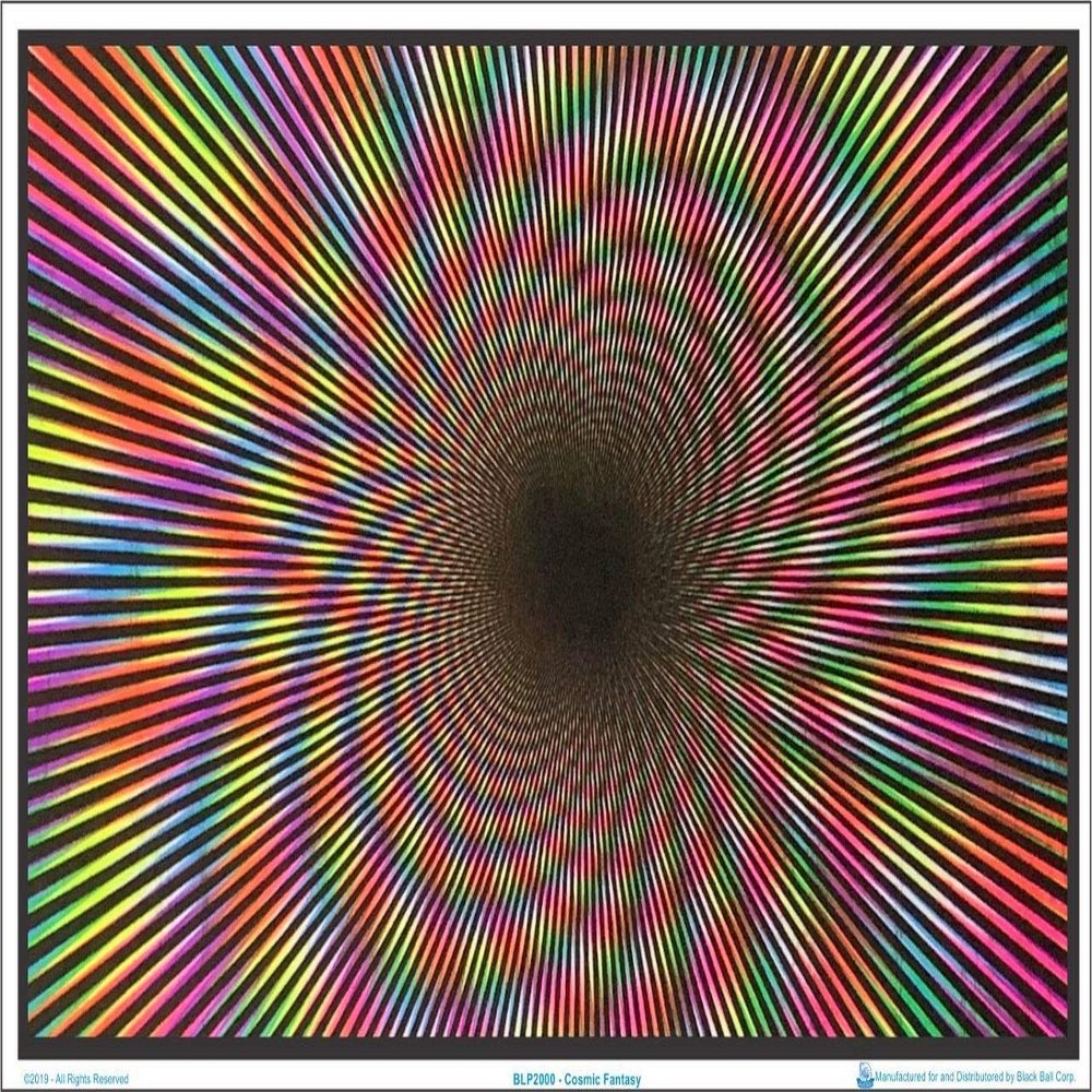 Cosmic Fantasy Blacklight Poster