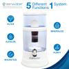 ZENWATER 6-Gallon Countertop Gravity Water Filter System - Portable Alkaline Filtration System - Enjoy Clean and Mineral-Rich Hydration at Home, Office, or Travel view 4