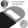 Bartender Bottle Openers, Beer Bottle Openers, Speed Openers 3 Pack by Premium Cold One. Professional Grade: Rubber Coated, Stainless Steel. Large, 7 inch view 2