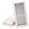 Imperial 4" x 10" Louvered Floor Register, White, RG0247 view 1