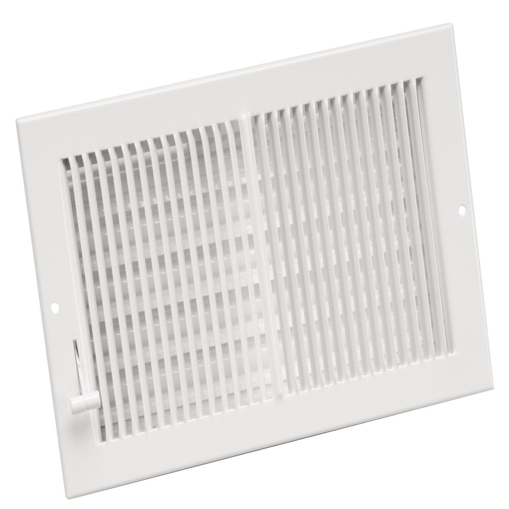 Imperial 12" x 6" Two-Way Sidewall Register, White, RG0299