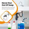 Never - MT - The Original Soap Dispenser Conversion Kit - Made in The USA - Kitchen Sink Extension Tube Kit - Never Fill The Little Bottle Again! view 3