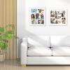 Golden State Art, 13.7x15.7 Matted White Wood 7-Opening for 4x6 Collage Picture Frame view 3