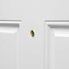 Prime-Line U 9891 Door Viewer, 1/2 In. x 200-Degree, Solid Brass Housing, Glass Lens is U.L. Listed, Polished Brass Finish (Single Pack) view 3