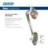 Schlage F60 ADD 622 ACC LH Plymouth Front Entry Handleset with Left-Handed Accent Lever, Deadbolt Keyed 1 Side, Matte Black view 2