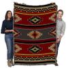 Pure Country Weavers Kaibab Blanket - Southwest Native American Inspired - Gift Tapestry Throw Woven from Cotton - Made in The USA (72x54) view 1