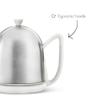 bredemeijer Cosy Manto Teapot, 1.0-Liter, Ceramic Spring White with Insulated Shell view 4