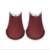 Urbanest Set of 2, 3x5x5" Clip-on Wall Sconce Half Shade, Burgundy view 1
