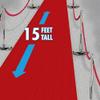 amscan 15ft Hollywood Party Decoration Fabric Red Carpet Floor Runner view 3