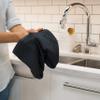 Now Designs Ripple Kitchen Towel, Set of 2, Black view 4