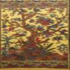 India Arts Tree of Life Tab Top Curtain-Drape-Door Panel-Mustard view 1
