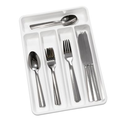 madesmart Value Mini Silverware Tray, White