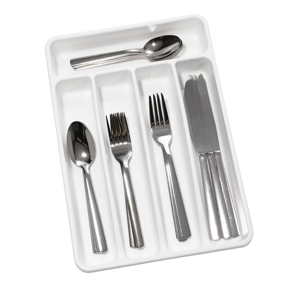 madesmart Value Mini Silverware Tray, White