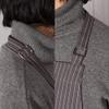 Now Designs Pinstripe Chef's Apron, Pinstripe Granite Gray, 28 x 32 inches view 2