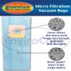 EnviroCare Replacement Micro Filtration Vacuum Cleaner Dust Bags made to fit Riccar 2000, 4000 and Vibrance Series. Simplicity 5000, 6000 and Symmetry Type A 12 pack view 3