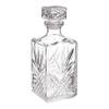 Bormioli Rocco Selecta Collection Whiskey Decanter  Sophisticated 33.75oz Diamond Decanter With Starburst Detailing  For Whiskey, Bourbon, Scotch & Liquor view 1