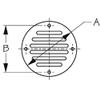 Seadog 3316011 Ss Drain Cover/Vent 2-1/2 view 2
