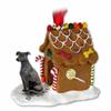 Greyhound Gingerbread House Christmas Ornament Brindle - Delightful! view 1