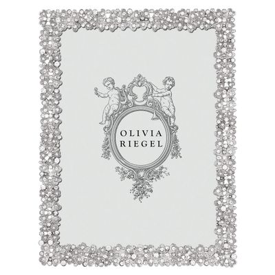 Evie Silver Austrian Crystal 5x7 Frame by Olivia Riegel - 5x7