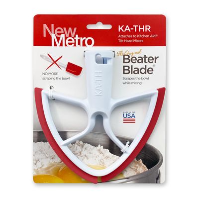 New Metro KA-THR Original Beater Blade Works w/ KitchenAid 4.5 - 5 Qt Tilt-Head Stand Mixers, Red