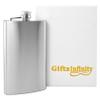 Gifts-Infinity 8 oz Hip Stainless Flask Set of 6 with Funnel view 2