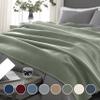 The Original Vellux Blanket - Soft, Warm, Insulated, Pet-Friendly, Home Bed & Sofa - Moss, Twin 66 x 90" view 2