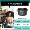 Coffee Gator Coffee Storage - 11oz Small Stainless Steel Tea and Sugar Containers - Stainless Steel Canisters with Date-Tracker, CO2 Valve for Freshness & Scoop - Silver view 4