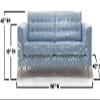 MEMINIM Plastic Couch Cover for Pets | Cat Scratching Protector Clawing Deterrent | Heavy Duty Water Resistant Thick Clear Vinyl | Sofa Slipover for Moving and Long Term Storage view 2