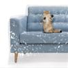 MEMINIM Plastic Couch Cover for Pets | Cat Scratching Protector Clawing Deterrent | Heavy Duty Water Resistant Thick Clear Vinyl | Sofa Slipover for Moving and Long Term Storage view 4