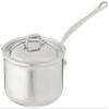 Mauviel M'Cook 5-Ply Polished Stainless Steel Sauce Pan With Lid, And Cast Stainless Steel Handle, 1.8-qt, Made In France view 3