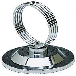 NEW, Ring-Clip Place Cards, Place Card Holder, Menu Holder, Banquet Table Place Card Holders, Stainless Steel - 1 Dozen