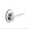 Kwikset Ladera 93001-904 Bed/Bath Lever in Polished Chrome view 1