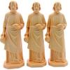 3 X St Joseph Statue Home Seller Faith Saint House 3.5 Inch Figurine NEW view 1