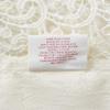 Violet Linen Treasure Lace Tablecloth Ivory 70" Round view 3