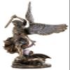 Top Collection Archangel St. Michael Statue - 14.5-Inch Saint Michael Defeating Lucifer in Religious Premium Cold-Cast Bronze Sculpture - Collectible Angel of Heaven Stepping on Demon Figurine view 2