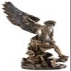 Top Collection Archangel St. Michael Statue - 14.5-Inch Saint Michael Defeating Lucifer in Religious Premium Cold-Cast Bronze Sculpture - Collectible Angel of Heaven Stepping on Demon Figurine view 4