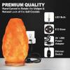 Himalayan Glow Salt Lamp with Touch Dimmer Switch 5-7 lbs view 4
