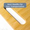 Totally Bamboo 3-Piece Cutting Board Set; 3 Assorted Sizes of Bamboo Wood Cutting Boards for Kitchen view 4
