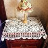 Laivigo Handmade Crochet Lace Table Cloth Doilies Doily,Rectangle,16 x 24 Inch,White view 2