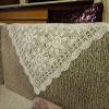 Laivigo Handmade Crochet Lace Table Cloth Doilies Doily,Rectangle,16 x 24 Inch,White view 3