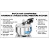 Hawkins B25 Pressure cooker, 2 Litre, Silver view 3