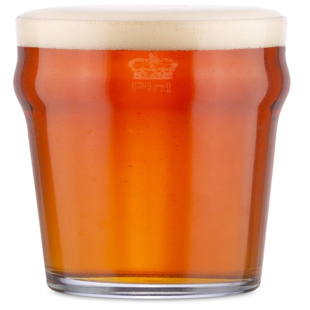 Authentic British Style Imperial Pint Glass with Etched Seal